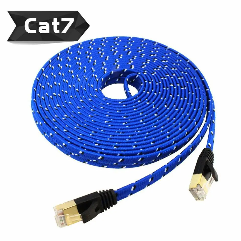 Interlink Network Accessories – Shielded Cat7 Ethernet Cable (Pure Copper, Multiple Lengths)