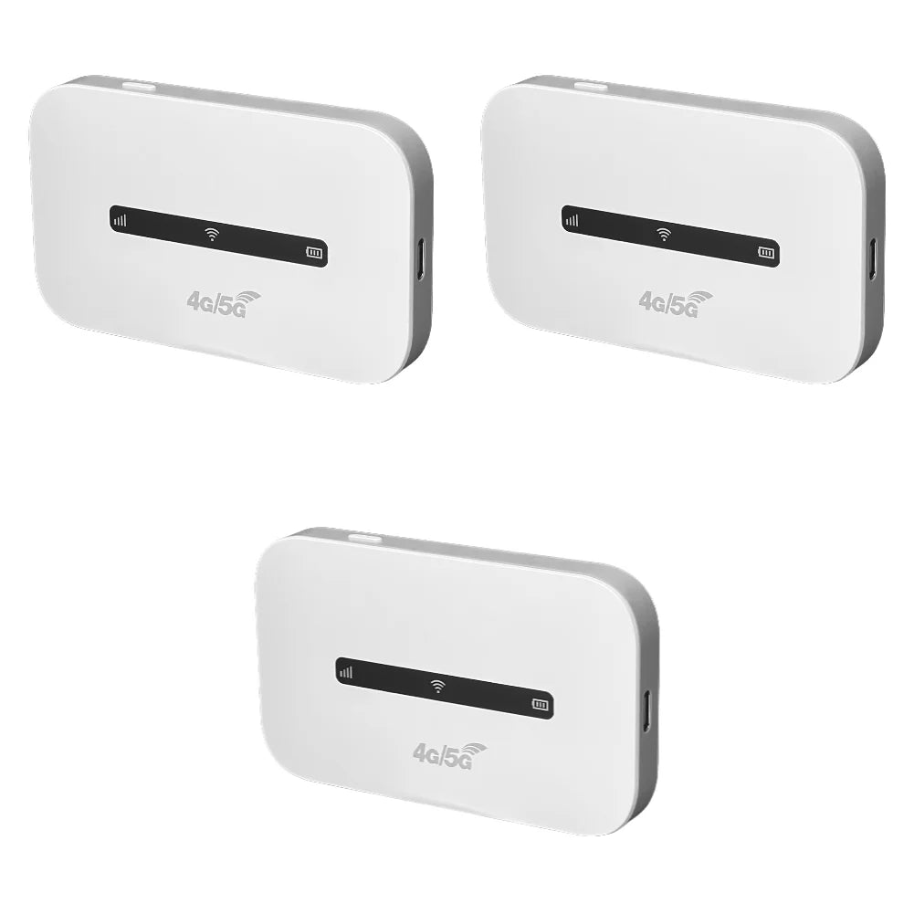High-Speed Portable WiFi Router Bundle | 3000mAh Battery Backup