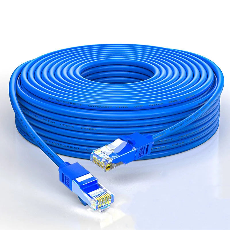 NetForge™ Cat6 Ethernet Cable – 10Gbps RJ45 Network Patch Cord (5M–50M)