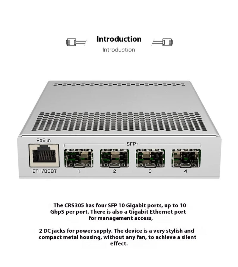 Interlink Enterprise Switching Solution – 5-Port 10G SFP+ Smart Managed Switch
