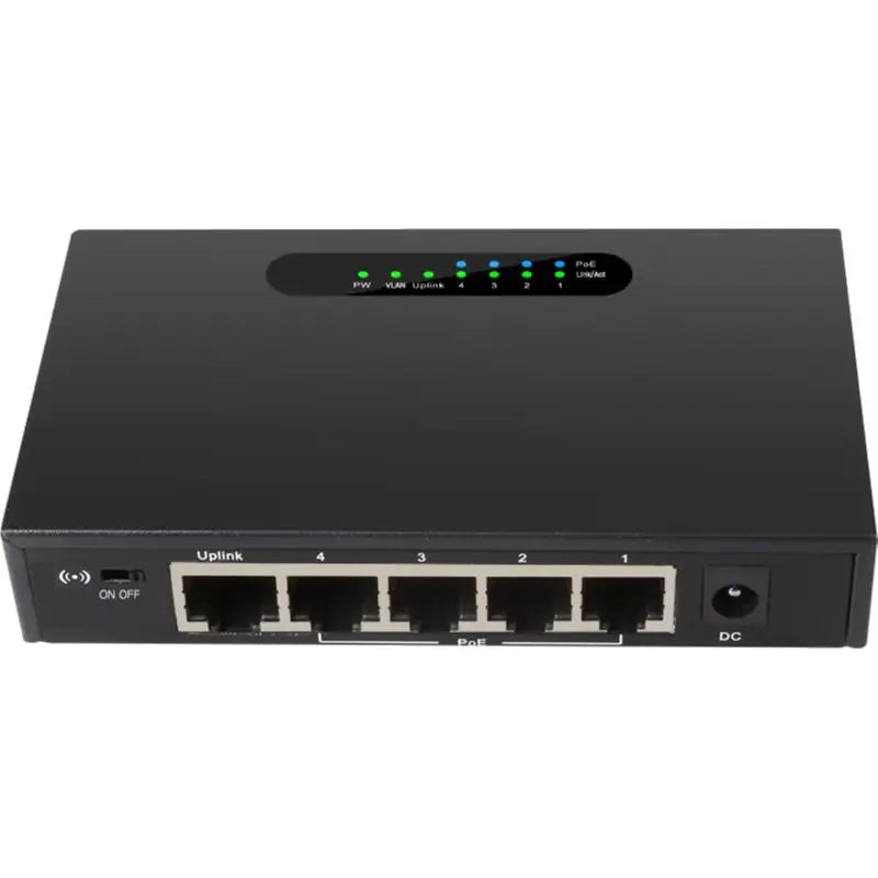 RJ45 Desktop Ethernet PoE Switch – High-Speed Network Switch