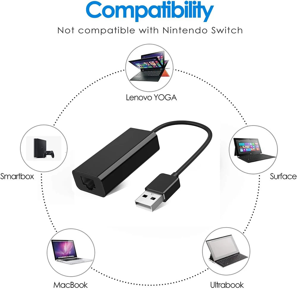 Interlink Network Accessories – USB-C to Gigabit Ethernet (RJ45) Network Adapter