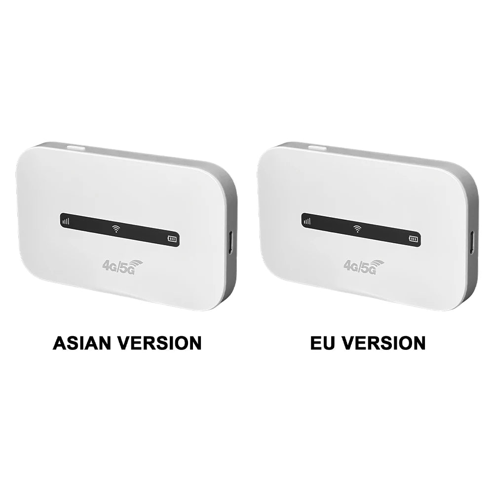 High-Speed Portable WiFi Router Bundle | 3000mAh Battery Backup