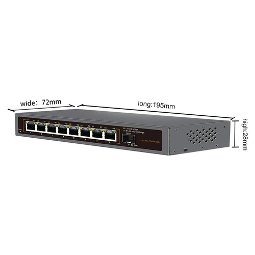 2.5G Multi-Gig Ethernet Switch – 4/8-Port with Dual 10G SFP+ Fanless Design