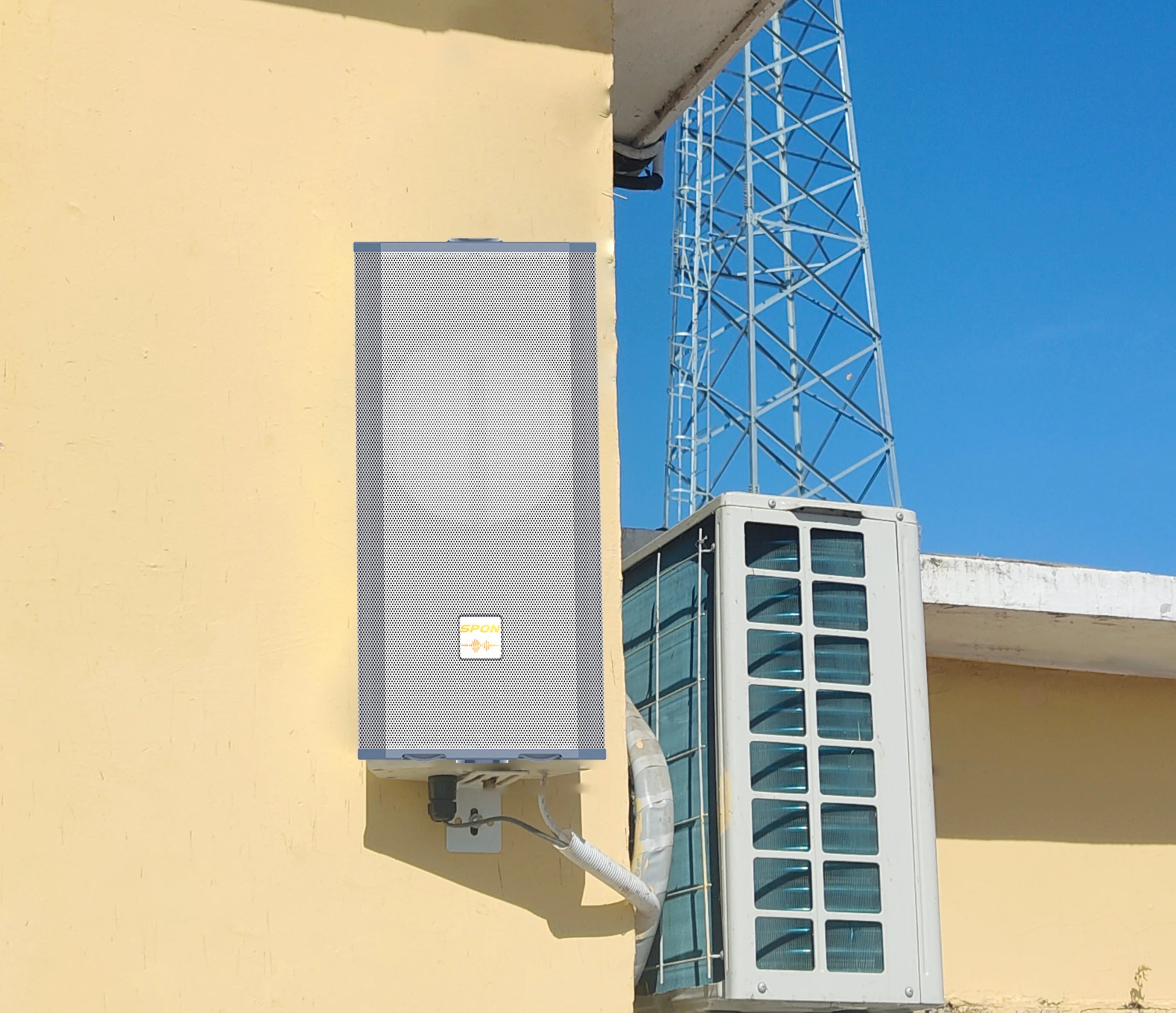 IP66 Outdoor PoE Network Bluetooth Wall-Mount PA Speaker
