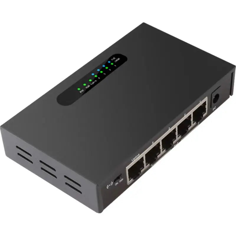 RJ45 Desktop Ethernet PoE Switch – High-Speed Network Switch