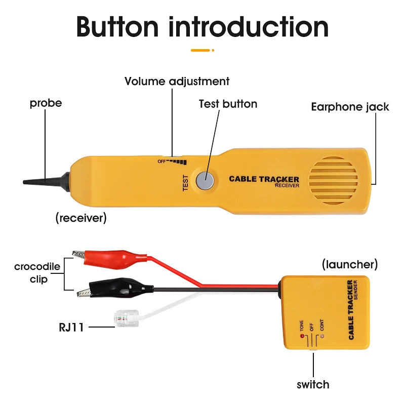 Interlink Network Accessories – Professional Cable Tester & Tone Generator Kit