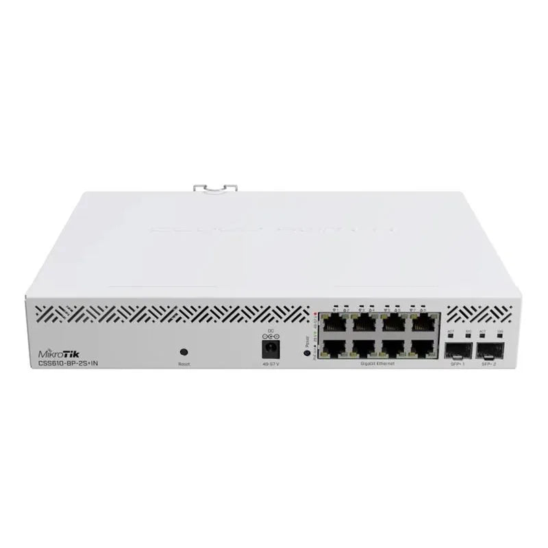 Interlink Enterprise Switching Solution – 8-Port Gigabit PoE Switch with Dual 10G SFP+ Uplinks